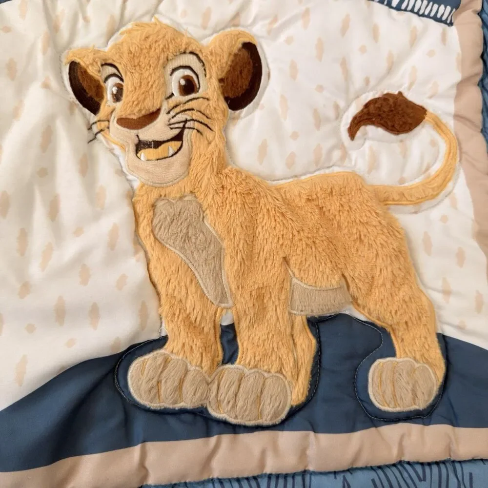 Lambs & Ivy Disney Lion King Adventure Crib Comforter Blanket Simba Timon Pumbaa